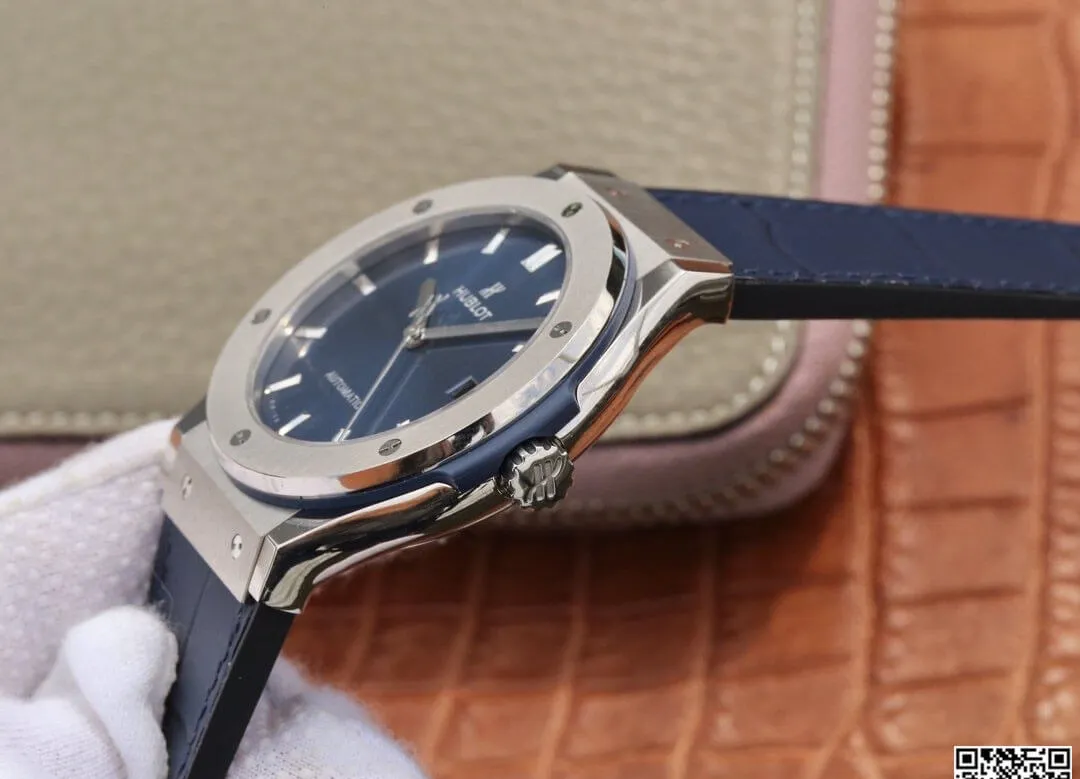 Hublot Classic Fusion 511.NX.7170.LR WWF Factory 1:1 Best Edition Replica Watch Blue Strap
